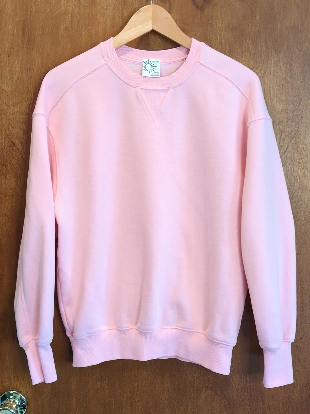 OFFLINE By Aerie Cloud Fleece Oversized Crewneck Sweatshirt, Club Pink Size XXS - Picture 4 of 11